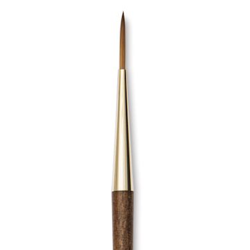 Open in modal - Isabey Vintage Isaqua Synthetic Brush - Long Round, Size 6, Short Handle