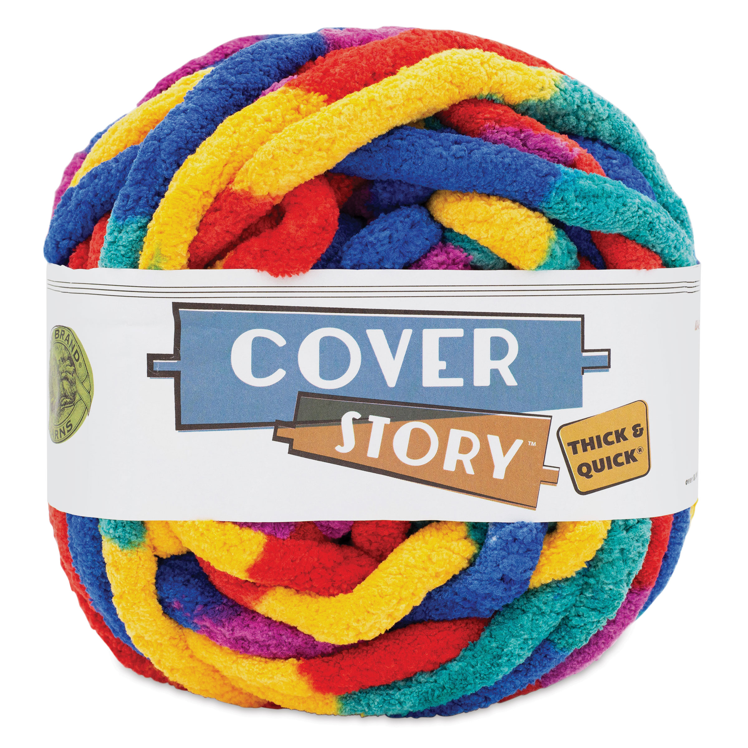 Lion Brand Cover Story Thick & Quick Yarn - Tropical, 39 Yards