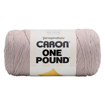 Open in modal - Caron One Pound Acrylic Yarn - 1 lb, 4-Ply, Dove