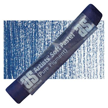 Open in modal - Art Spectrum Artists' Soft Pastel - Prussian Blue 528D pastel and swatch