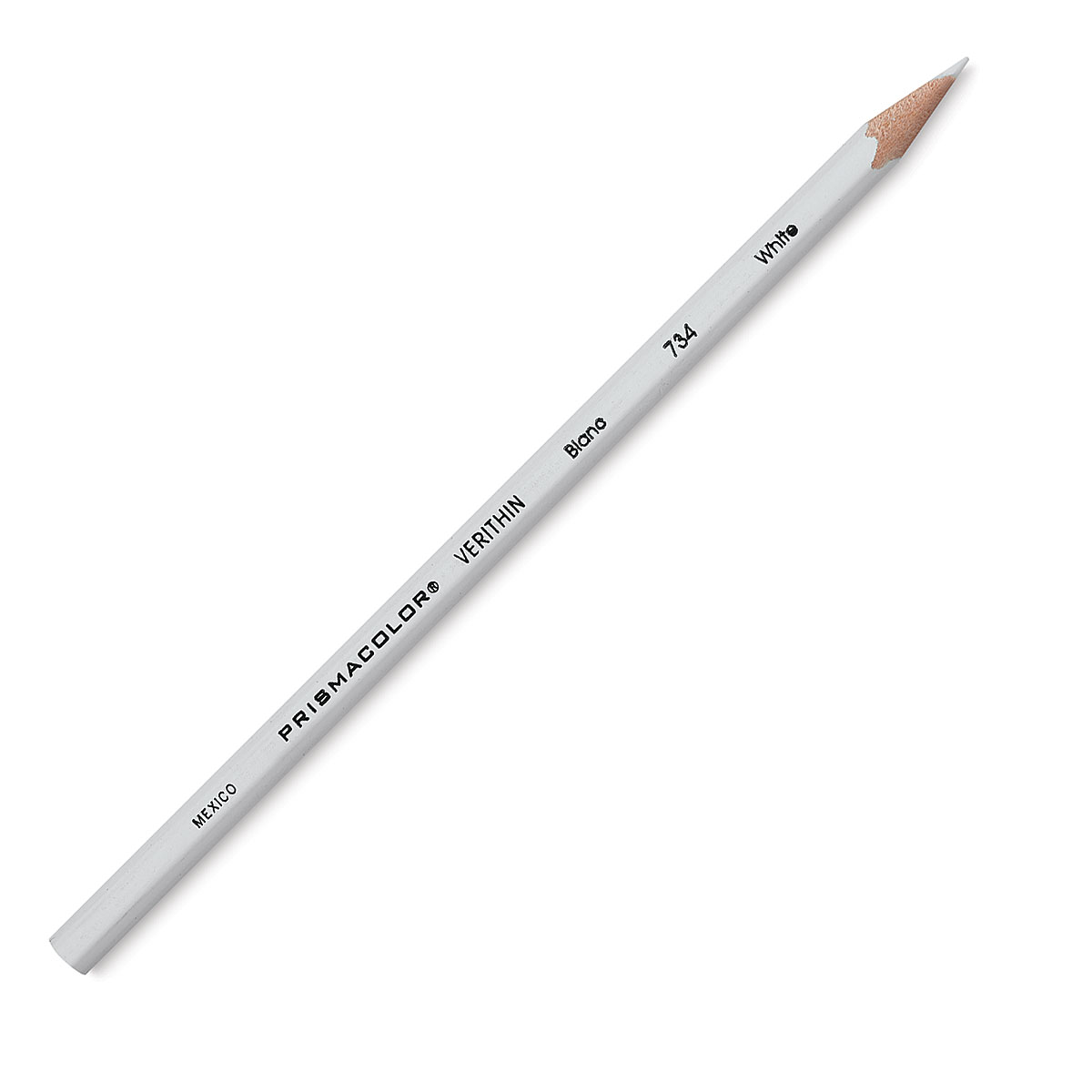  Prismacolor Verithin Colored Pencil, White (Pack of 12) : Wood  Colored Pencils : Office Products