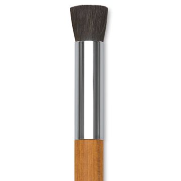 Open in modal - Holbein Pastel Brush - 7/16", Round Blender, Horse hair, close-up