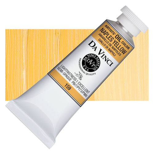 Da Vinci Naples Yellow Artist Oil Paint - 37mL