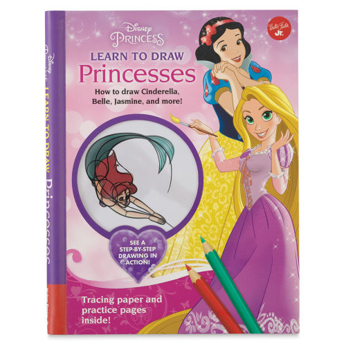 How to draw princesses; Learn to draw step by step: Cartoon