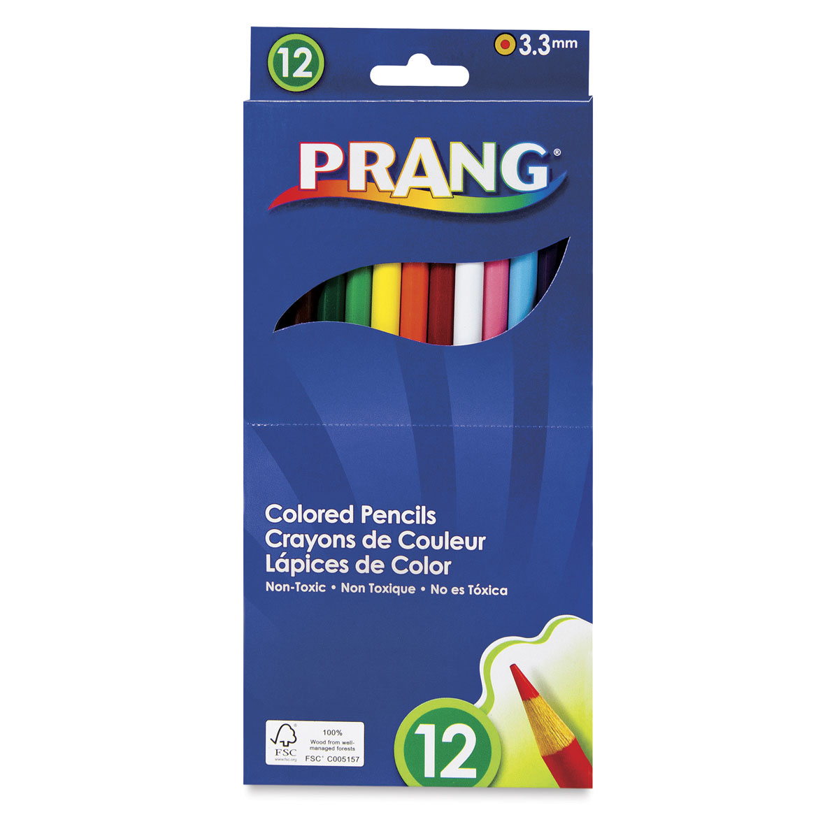 Prang® Thick Core Colored Pencils, Assorted Colors, 3.3 Mm Core, 12 Per  Pack, 6 Packs : Target
