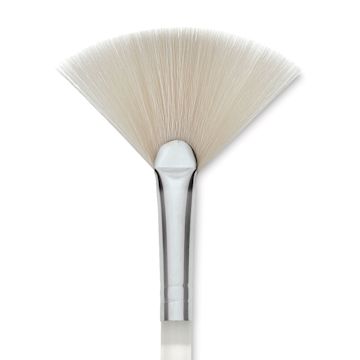 Open in modal - Royal & Langnickel Aqualon Soft Synthetic Fan Brush - Size 8, Short Handle