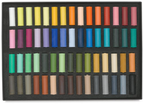 Rembrandt Soft Pastel Set - 60 Half Sticks, Assorted Colors