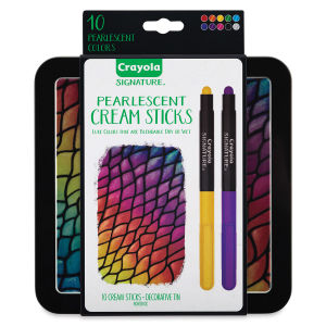 Crayola Signature Pearlescent Cream Sticks - Set of 10