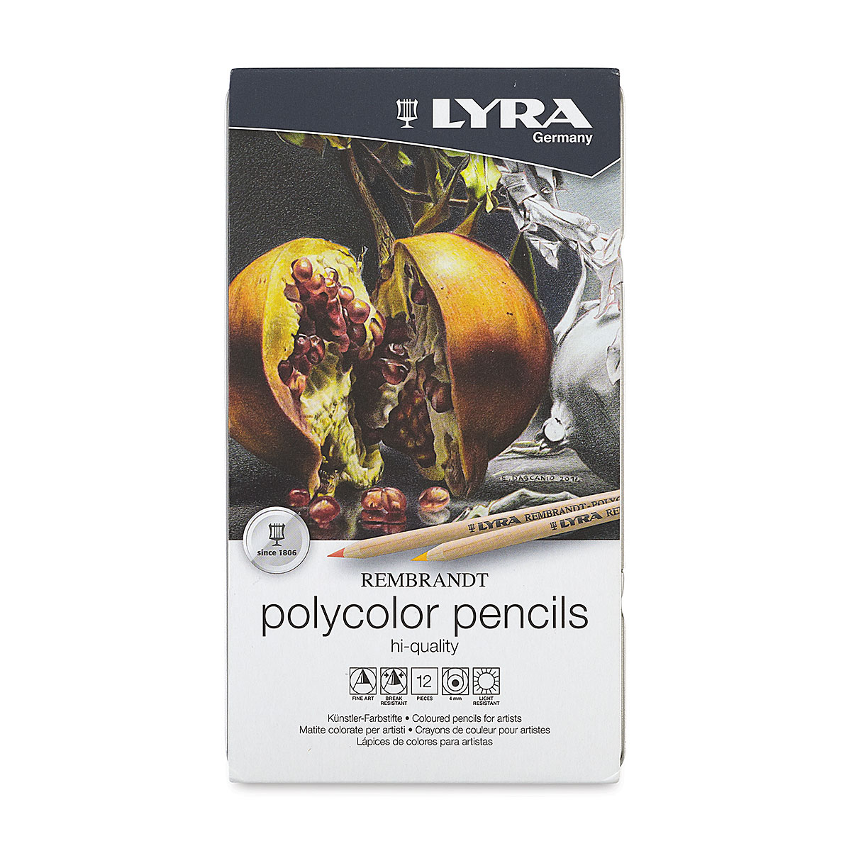 Lyra Rembrandt Polycolor Premium Oil-Based Colored Pencil - Juniper Green 