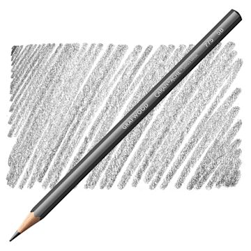 Open in modal - Caran d'Ache Grafwood Pencil - 5B pencil and swatch