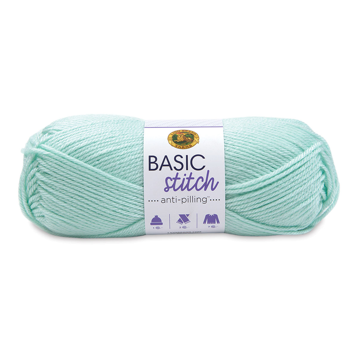Lion Brand Basic Stitch Anti Pilling Yarn - Frost