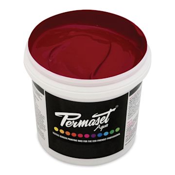 Open in modal - Permaset Aqua Fabric Ink - Mid Red, Liter