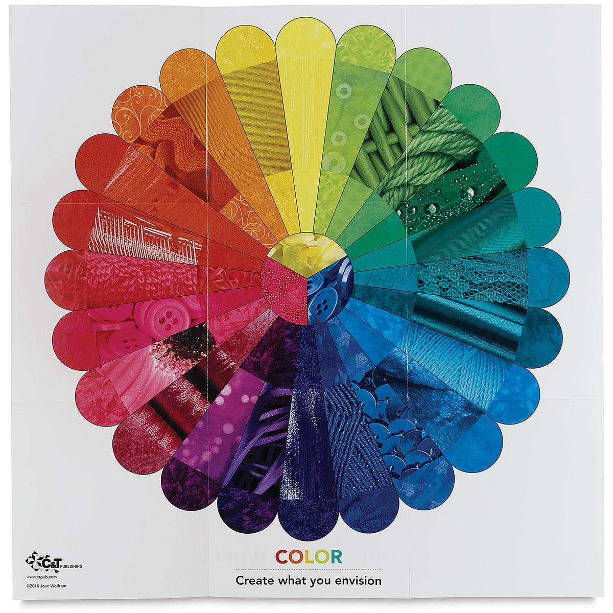 Crystal Productions Student Color Wheel Poster 