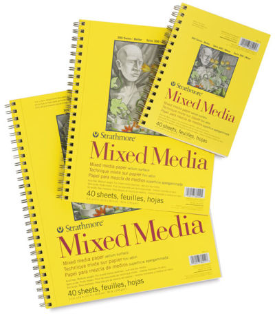 Strathmore 300 Series Mixed Media Pads - Mixed Media Pads, Assorted Sizes