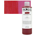 Golden Fluid Acrylics - Quinacridone Red, 8 oz bottle