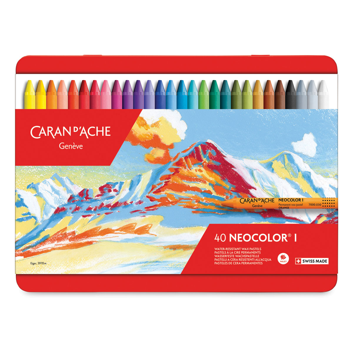 Neocolor I Water-Resistant Wax Pastels 15 Colors