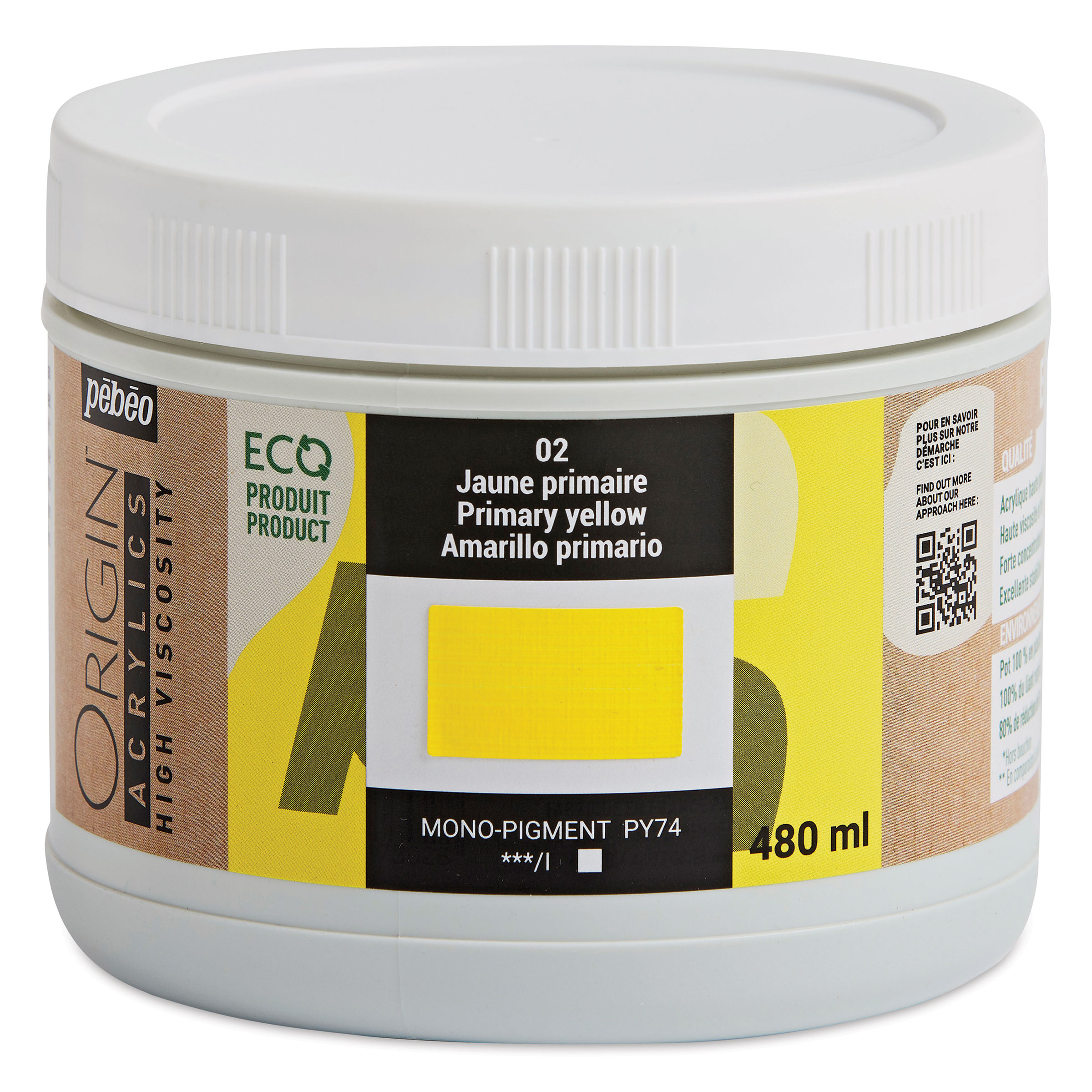 Pébéo Acrilico Opaco 256017 - Colore Rosa Luce, 140 Ml, Extra Concentrato, Senza Cadmio, Per Arti E Mestieri