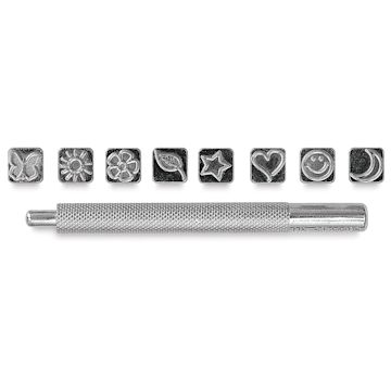 Open in modal - Realeather Funtime Stamp Tool Head Set - 8 stamps and 1 handle