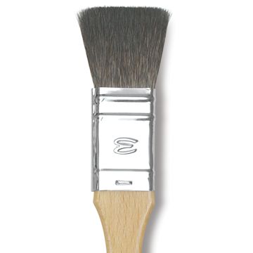 Open in modal - Escoda Aquario Squirrel Brush - Mottler, Size 9 close up