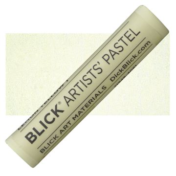 Open in modal - Blick Artists' Soft Pastel - Lemon Yellow 1 pastel and swatch