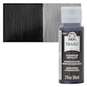 FolkArt Metallic Acrylic Paint - Sequin Black, 59 ml