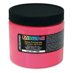 Jacquard Versatex Screen Printing Ink - Hot Pink, 16 oz jar