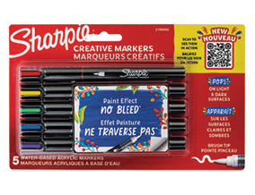 87353-1105-SHARPIE CREATIVE MRK-5CT BRUSH TIP