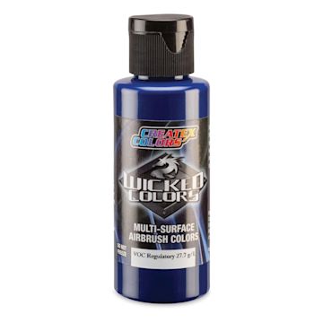 Open in modal - Createx Wicked Colors Airbrush Color - Opaque Phthalo Blue, 2 oz, Bottle