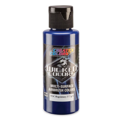Createx Wicked Colors Airbrush Color - Opaque Phthalo Blue, 2 oz, Bottle