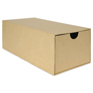 Open in modal - DecoPatch Paper Mache Box - Rectangular Box w/ Drawer, 12.6" x 6.3" x 4.8"