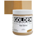 Golden Heavy Body Artist Acrylics - Raw Sienna, 8 oz Jar
