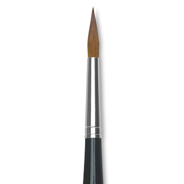 Open in modal - Da Vinci Maestro Kolinsky Brush - Long Tapered Round, Short Handle, Size 8 close up