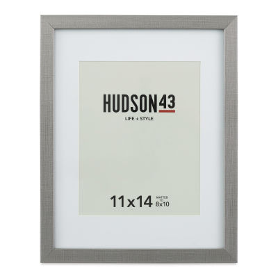 Hudson 43 Gallery Metallic Frames - Silver, 11" x 14" (Front of frame)