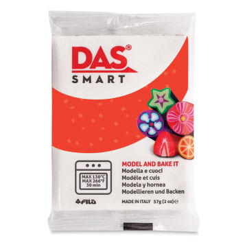 DAS Smart Polymer Clay - Red Glitter, 2 oz