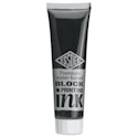 Essdee Premium Water-Based Block Printing Inks - Black, 100 ml Tube