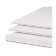 3/8 White Acid Free Buffered Foam Core Boards : 24 X 48