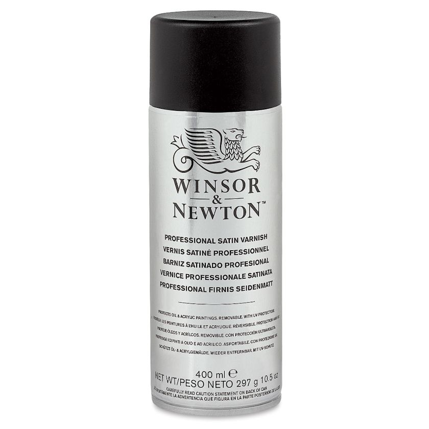 Winsor & Newton Spray Varnish Satin Varnish, 400 ml Can BLICK Art