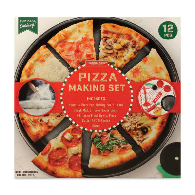 Handstand Kitchen Pizza Making Set (Front of packaging)