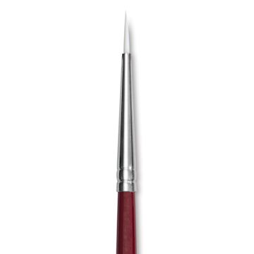 Open in modal - Dynasty Fine White Synthetic Brush - Round, Refill Brush, Size 0 close-up