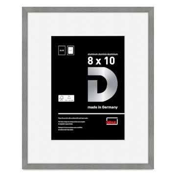 Open in modal - Deha Design Tribeca Frame - Gray, 8" x 10", 5" x 7" Mat with Easel Back