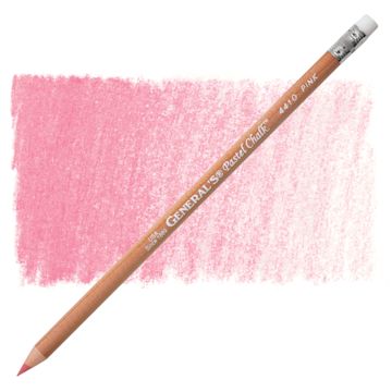 Open in modal - General's Pastel Chalk Pencil - Pink pencil and swatch
