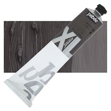 Open in modal - Pebeo XL Studio Oil Paint - Warm Grey, 200 ml, Tube and swatch