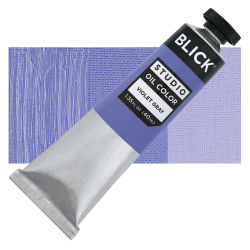 Blick Oil Colors – Violet Grey, 40 ml, Tube with Swatch