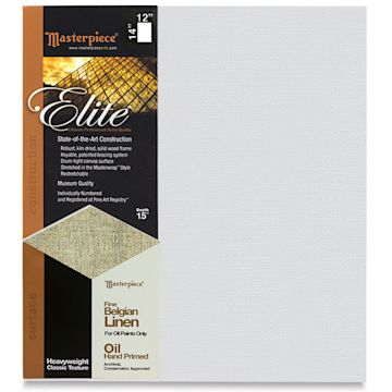 Open in modal - Masterpiece Elite Heavyweight Canvas - 12" x 14", Oil Primed
