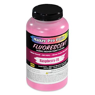 Open in modal - Smooth-On Maker Pro Acrylic-Urethane Paint - Fluorescent Raspberry, 16 oz