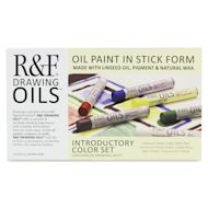 R&F Drawing Oil Sticks - Set of 6, Introduction Colors, 12 ml