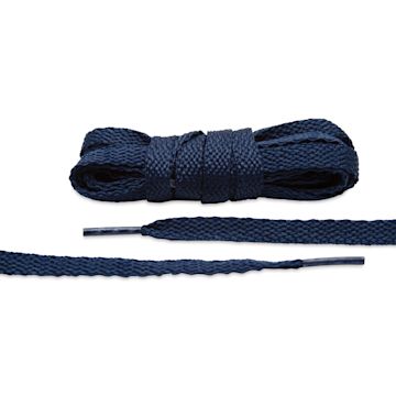 Open in modal - Angelus Lace Lab Flat Colored Shoe Laces - Navy Blue
