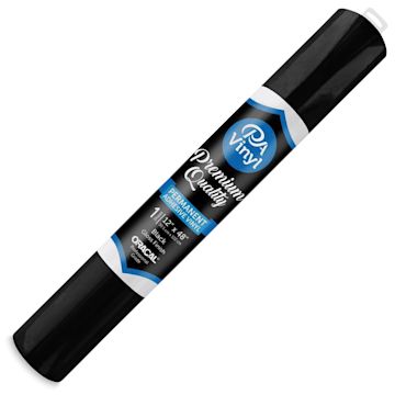 Open in modal - PA Vinyl Permanent Adhesive Vinyl - Gloss Black, 12" x 48"