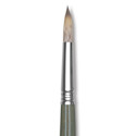 Escoda Tadami Synthetic Mongoose Brush - Round, Short Handle, Size 16