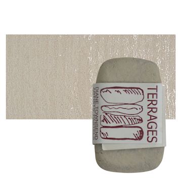 Open in modal - Townsend Terrages Pastel - Raw Umber 117 pastel and swatch